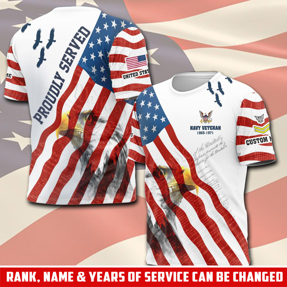 US Navy, E 7 Gold - T-Shirt