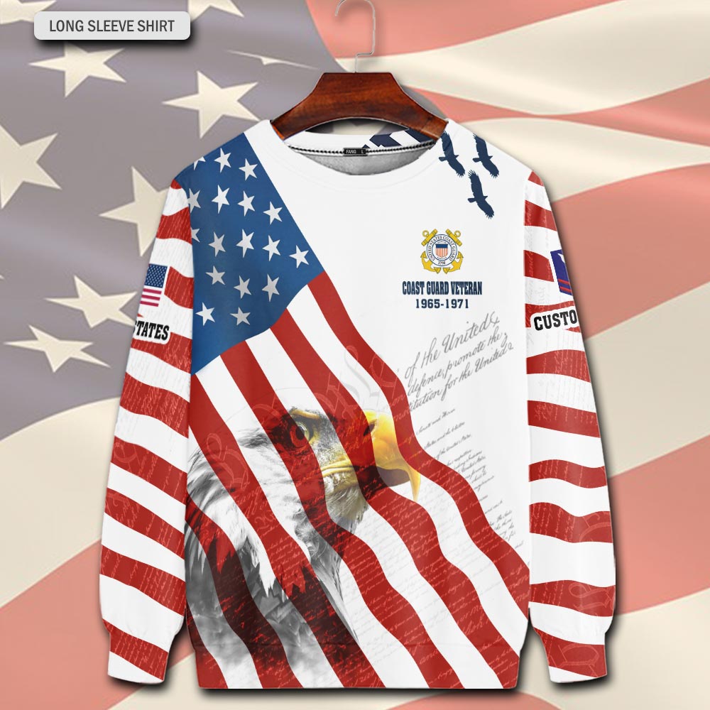 US Coast Guard, E 4 Gold - Sweatshirt - Image 2