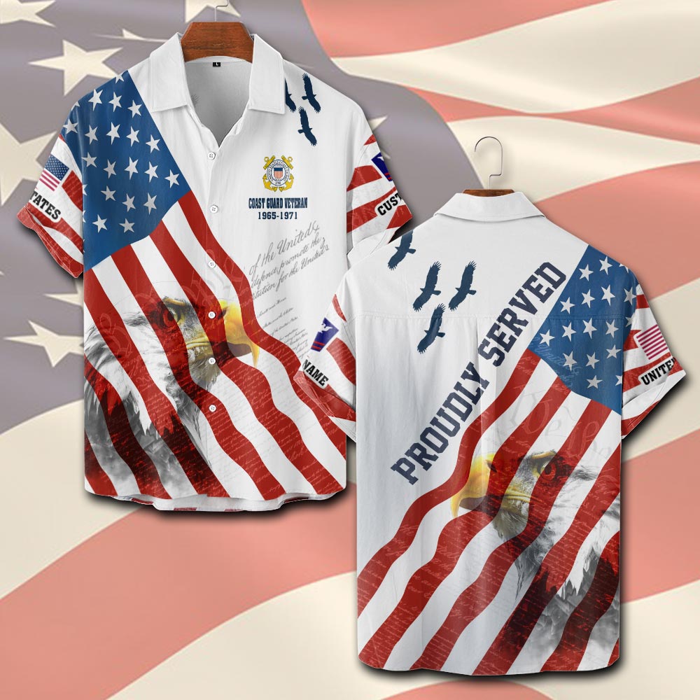 US Coast Guard, E 9 Gold - Short Sleeve Button Shirt