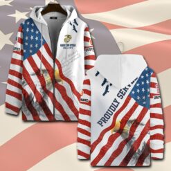 US Marine Corps, E 9 Marines Master Gunnery Sergeant - Zip Hoodie