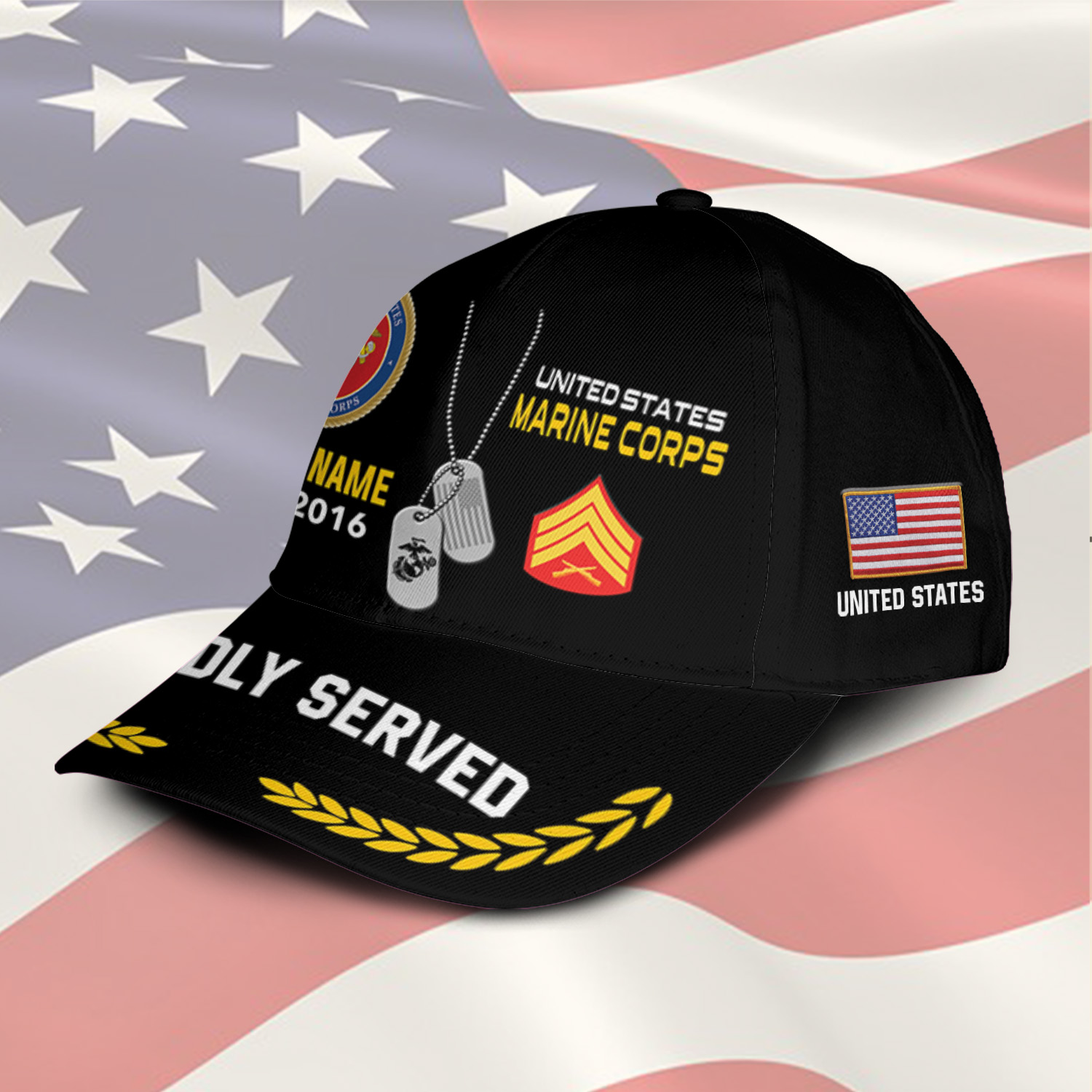 US Marine Corps, Semper Fidelis - Classic Cap - Image 2