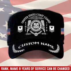 US Coast Guard, American By Birth, Veteran By Choice - Military Cap