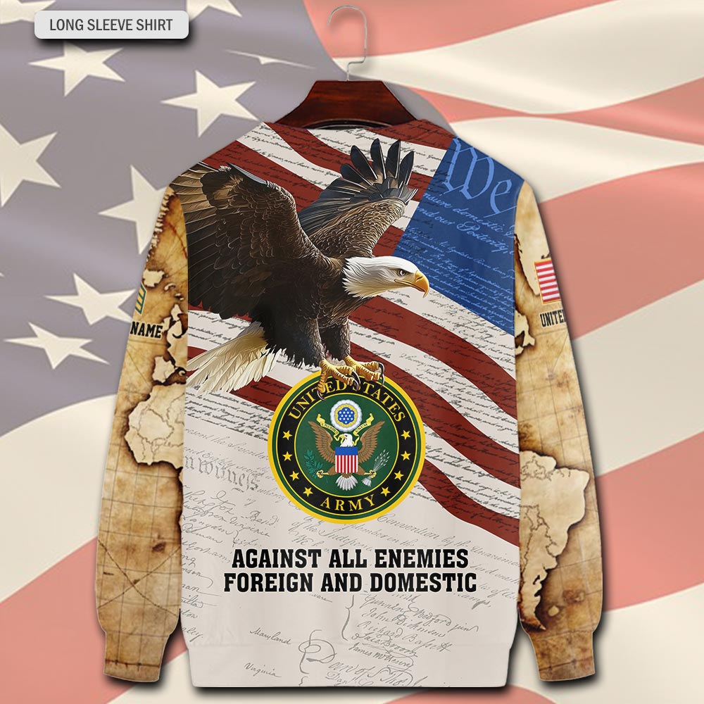 US Army, E 6 Army Staff Sergeant - Sweatshirt - Image 3