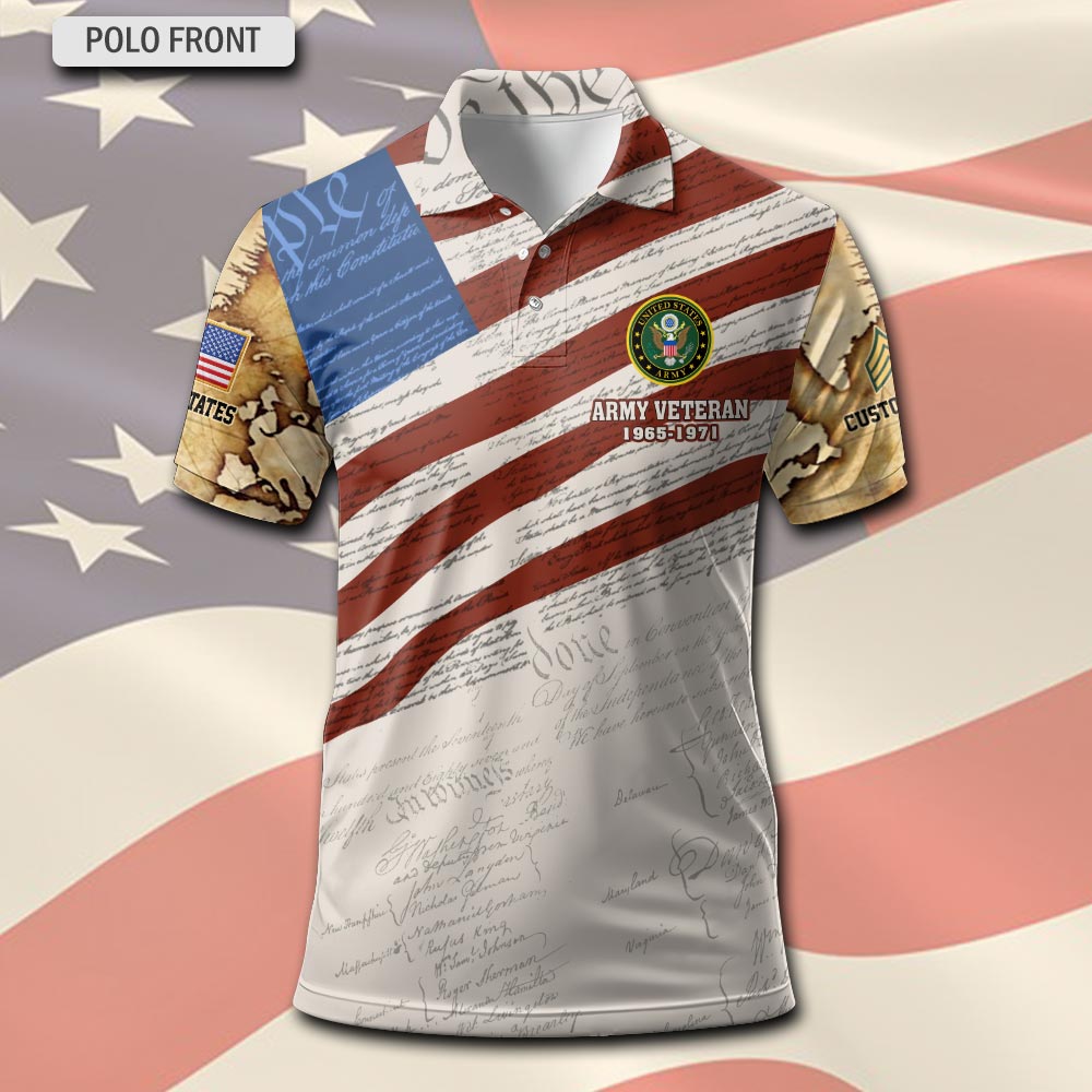 US Army, No One Gets Left Behind - Polo Shirt - Image 2