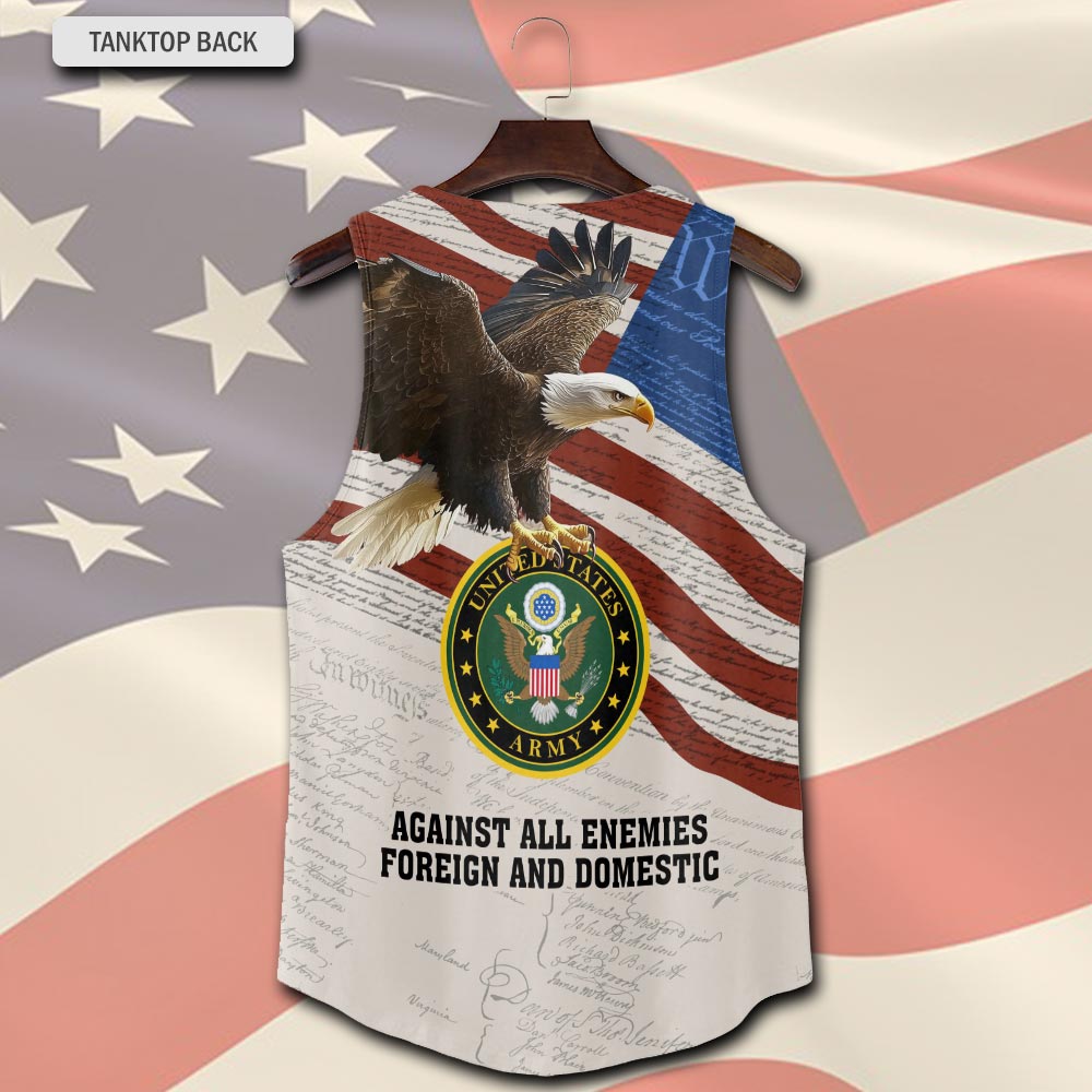 US Army, E 7 Army Sergeant First Class - Tank-Top - Image 3