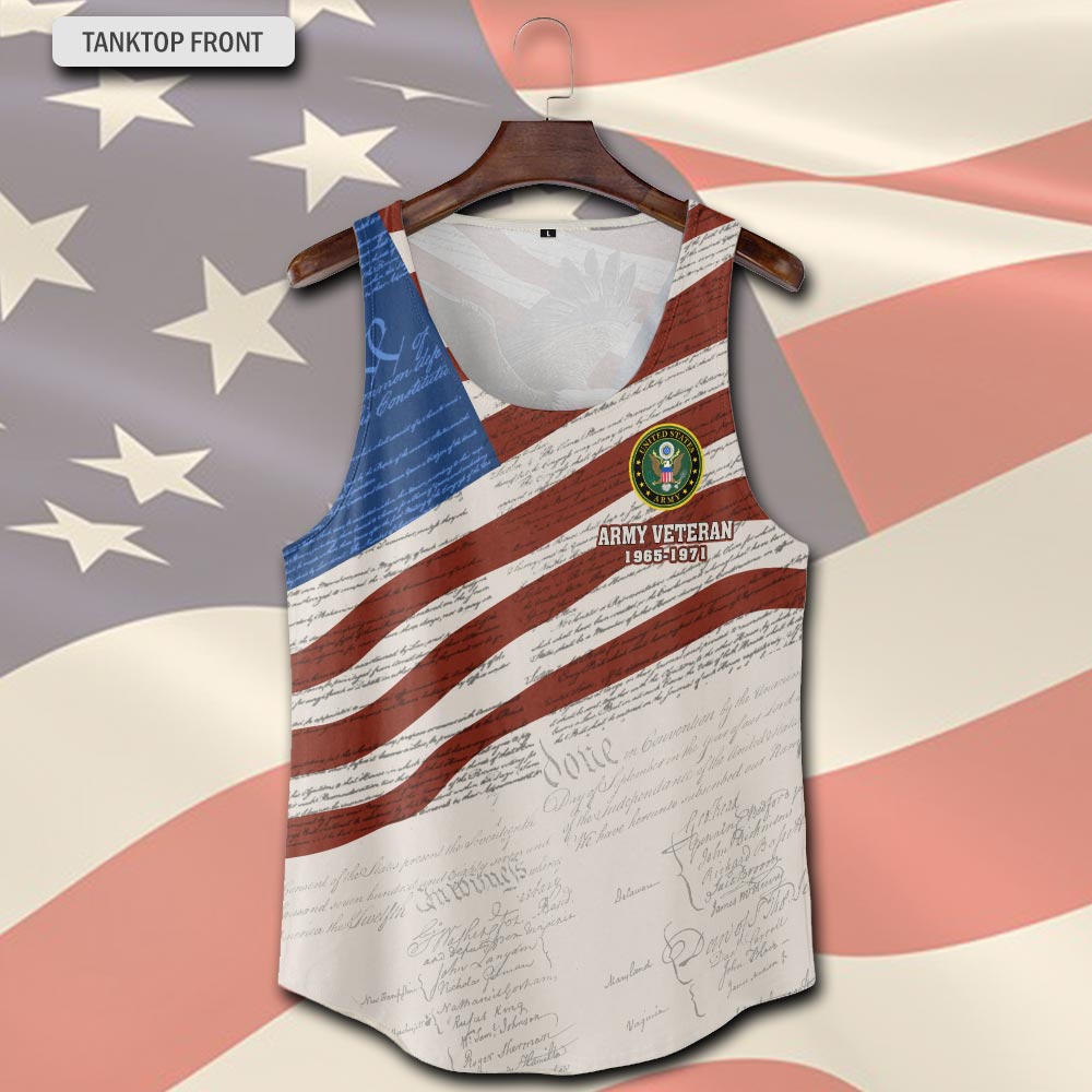 US Army, E 7 Army Sergeant First Class - Tank-Top - Image 2