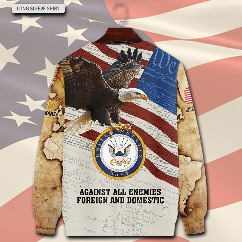 US Navy, Anchors Aweigh - Sweatshirt - Image 3