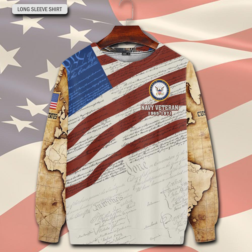 US Navy, Anchors Aweigh - Sweatshirt - Image 2