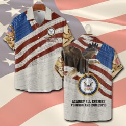 US Navy, Honoring All Who Served - Short Sleeve Button Shirt