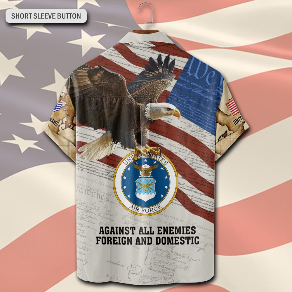 US Air Force , O 4 Air Force Major - Short Sleeve Button Shirt - Image 3