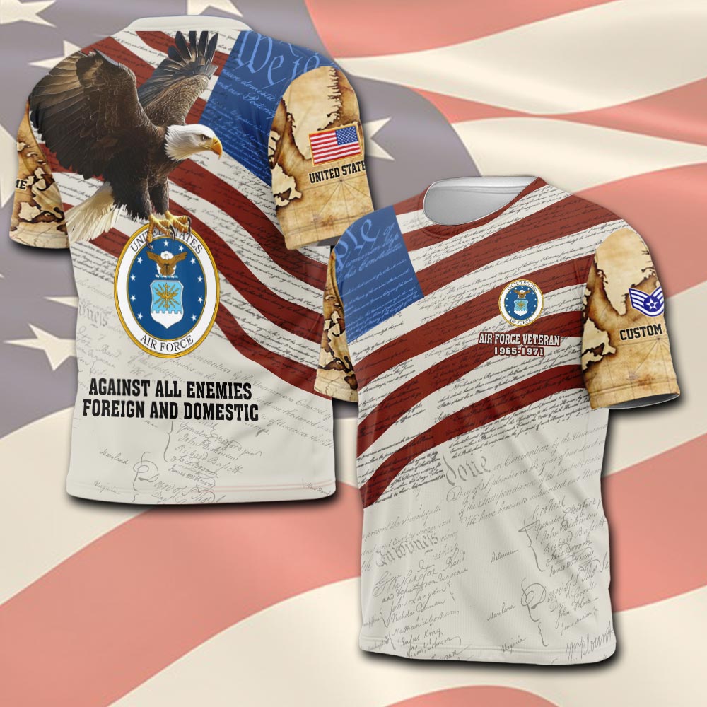 US Air Force , We Own The Sky - T-Shirt