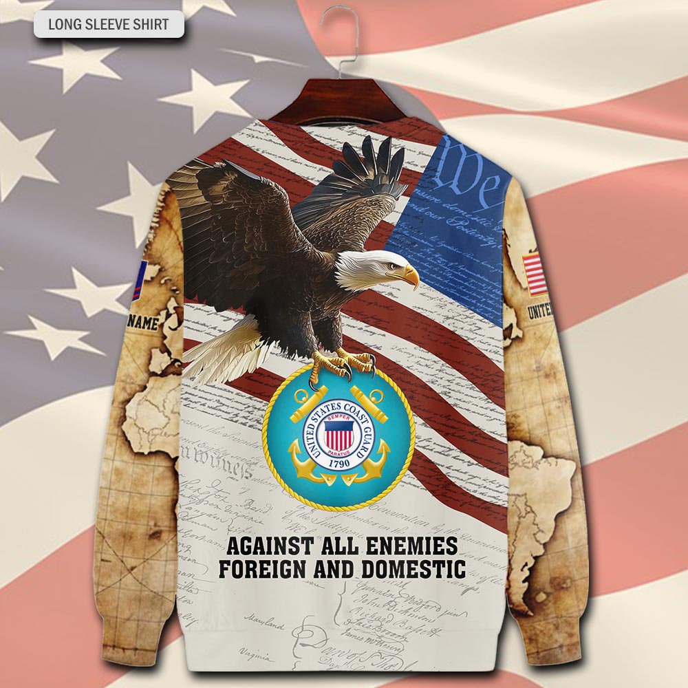 US Coast Guard, Proud To Have Served - Sweatshirt - Image 3