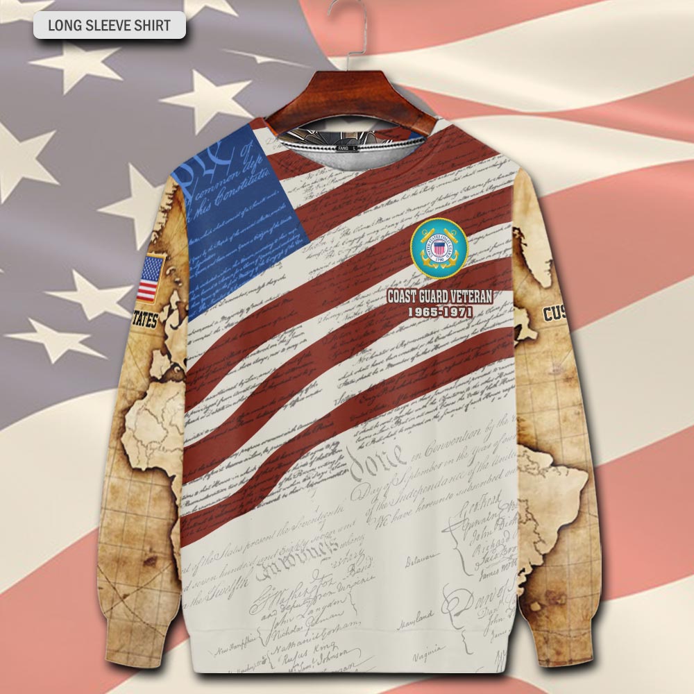 US Coast Guard, Proud To Have Served - Sweatshirt - Image 2