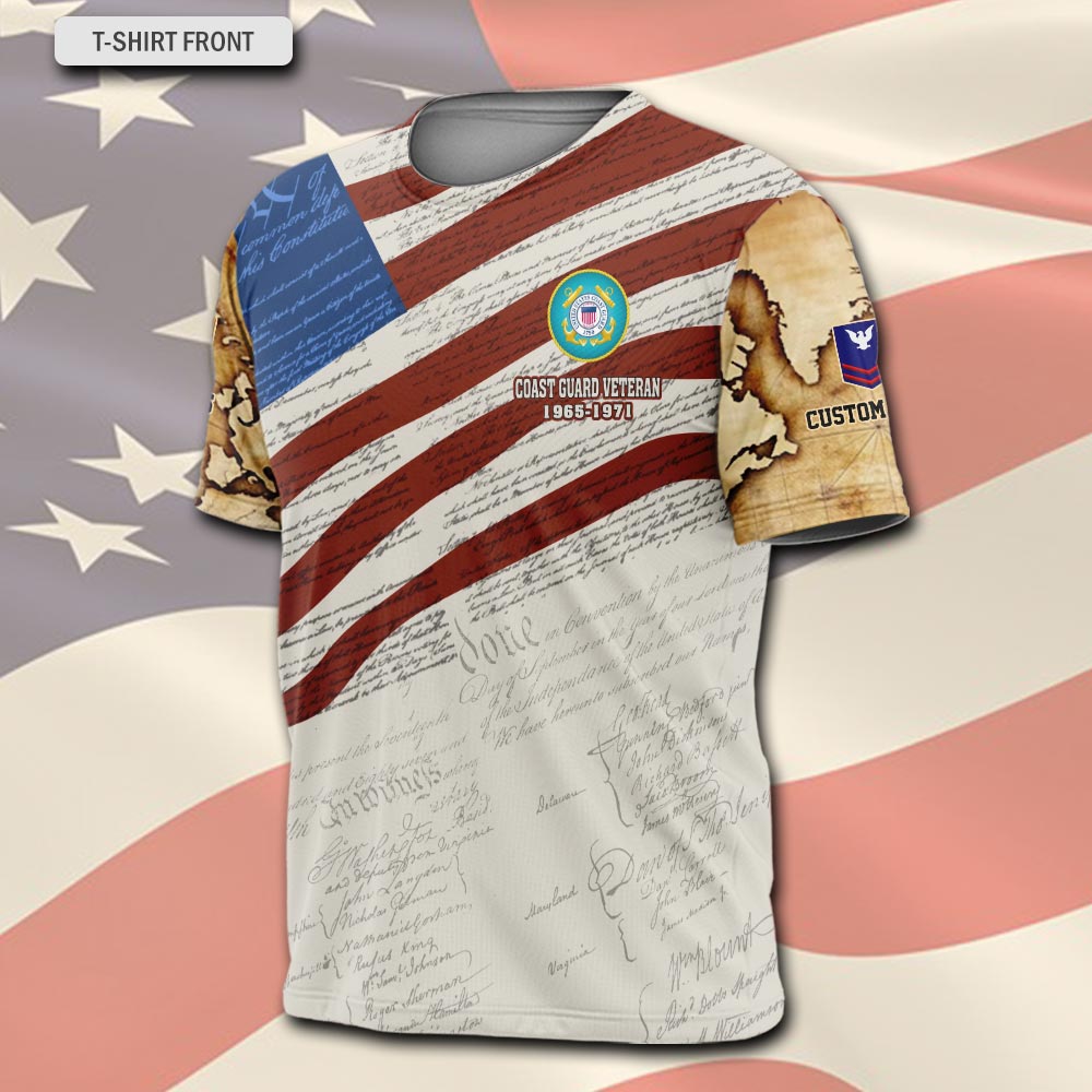 US Coast Guard, Honor The Fallen - T-Shirt - Image 2