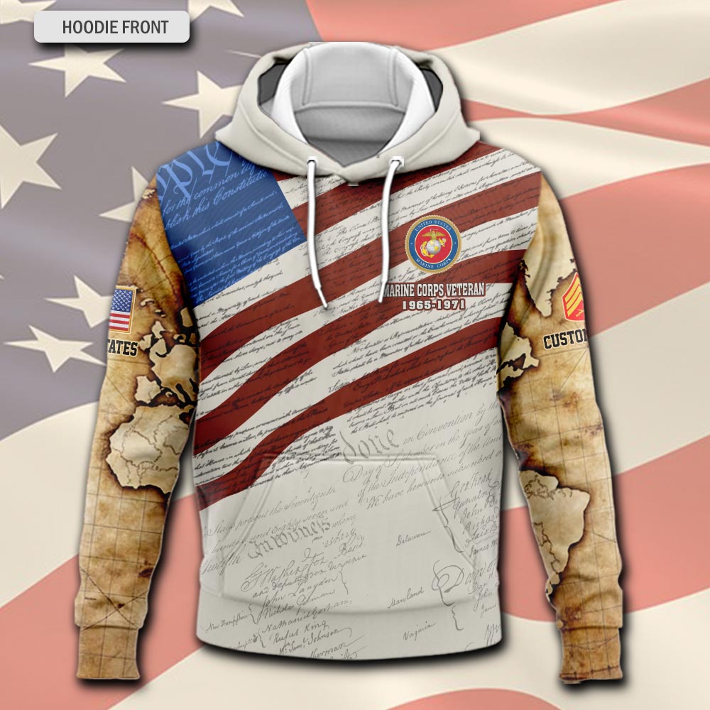 US Marine Corps, Life And Pride - Hoodie - Image 2
