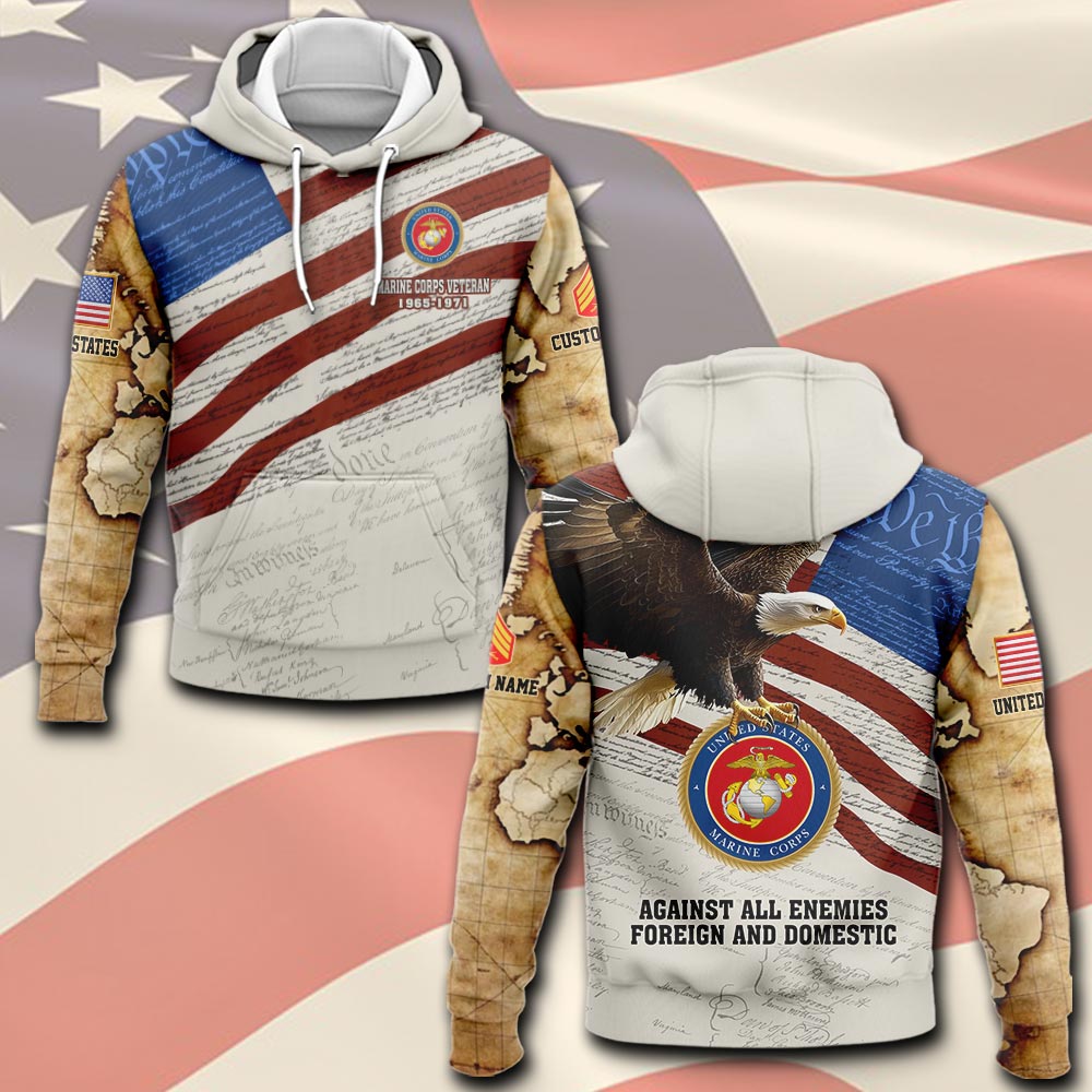 US Marine Corps, Life And Pride - Hoodie