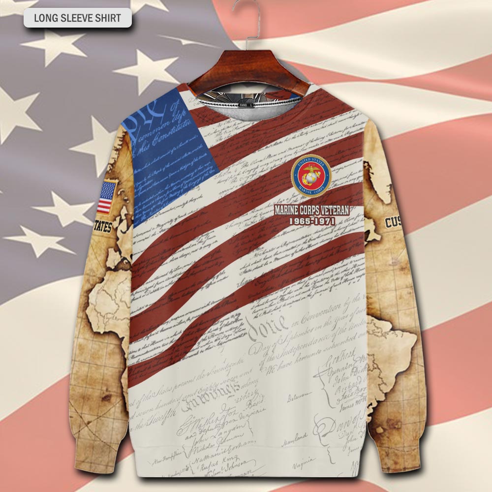 US Marine Corps, E 6 Marines Staff Sergeant - Sweatshirt - Image 2