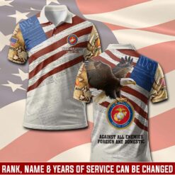 US Marine Corps, No One Gets Left Behind - Polo Shirt