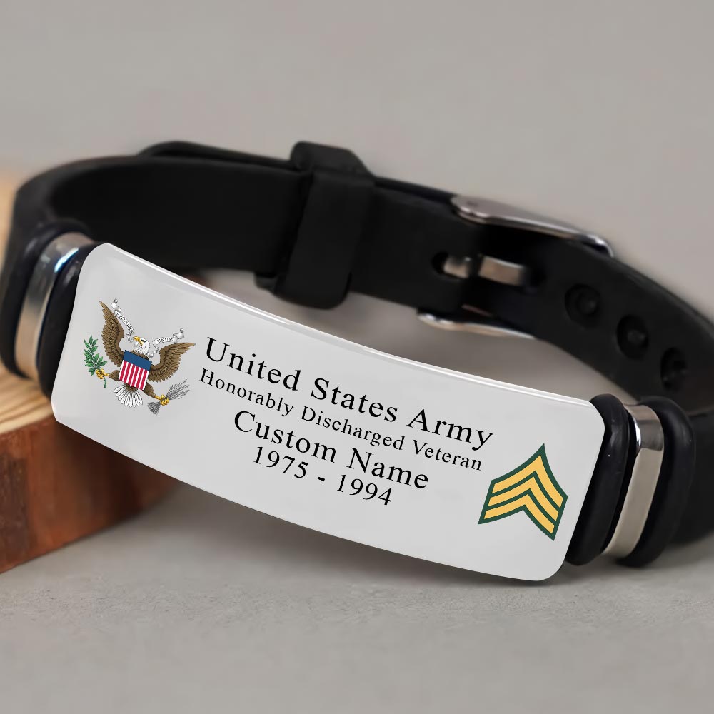 US Army, E 9 Army Command Sergeant Major - Bracelet - Image 3