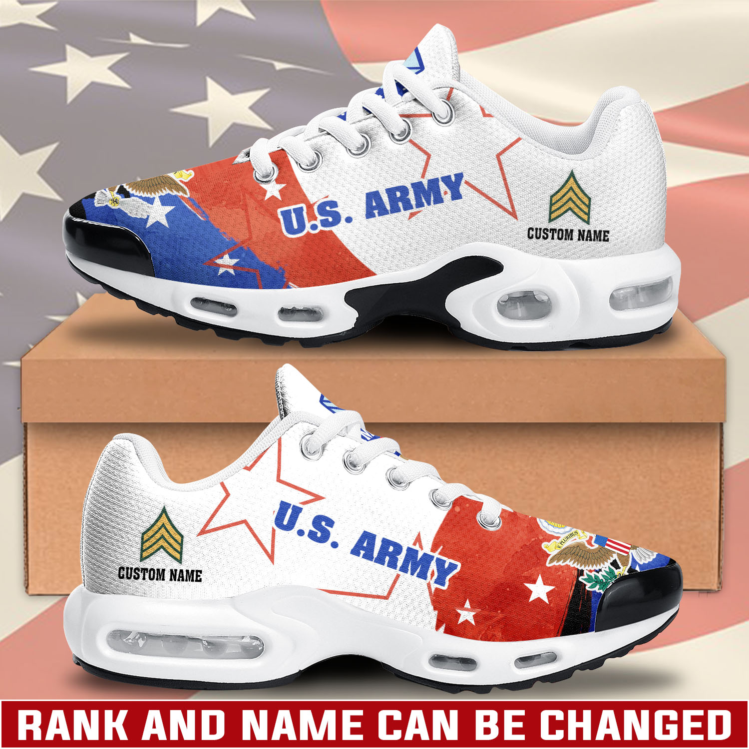 US Army, E 5 Army Sergeant - Air Max Plus Shoes