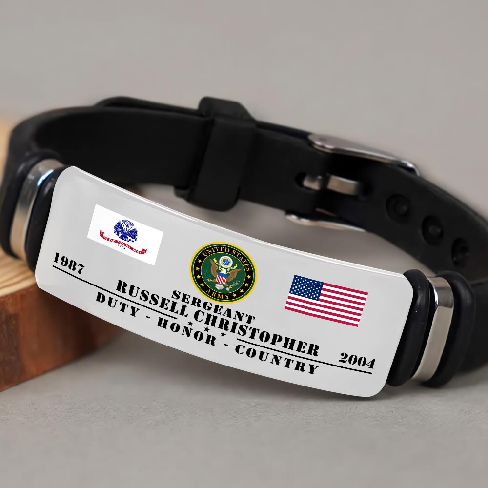 US Army, Duty, Honor, Country - Bracelet - Image 3