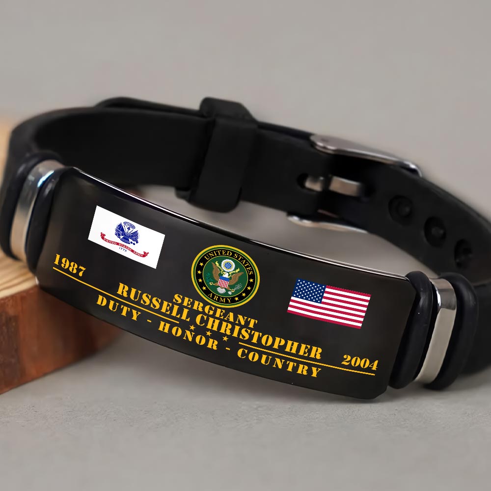US Army, Duty, Honor, Country - Bracelet - Image 4