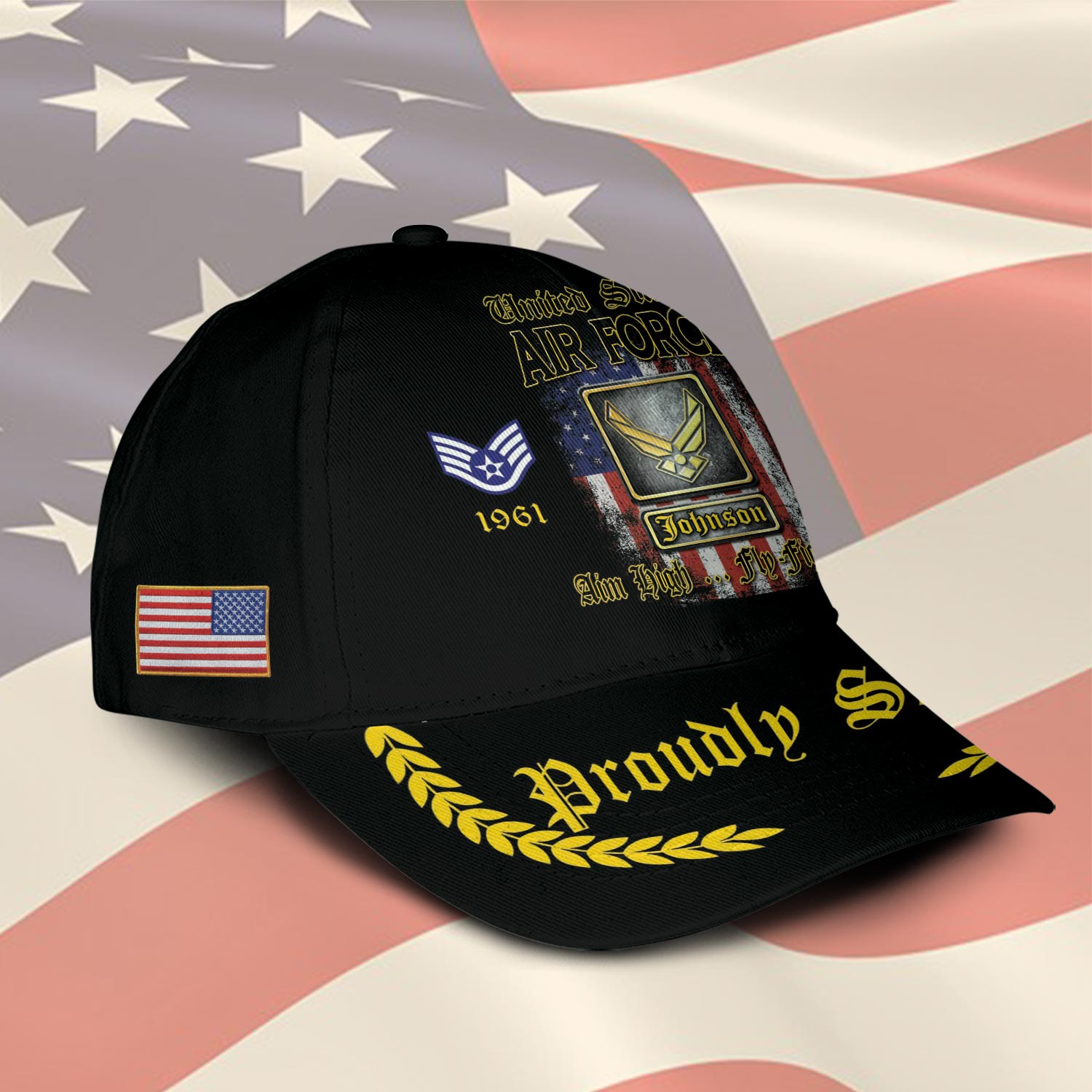US Air Force, Remember - Honor - Respect - Classic Cap - Image 2