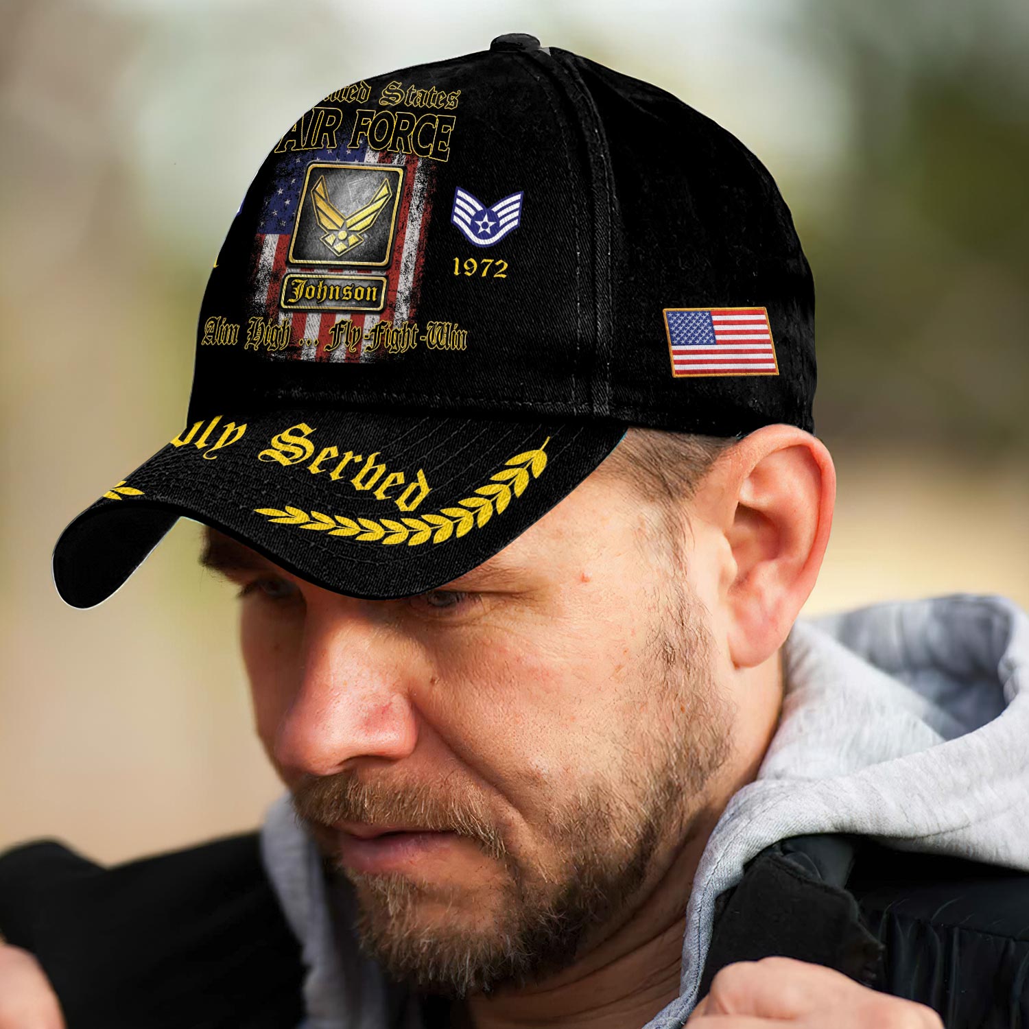 US Air Force, Remember - Honor - Respect - Classic Cap - Image 3