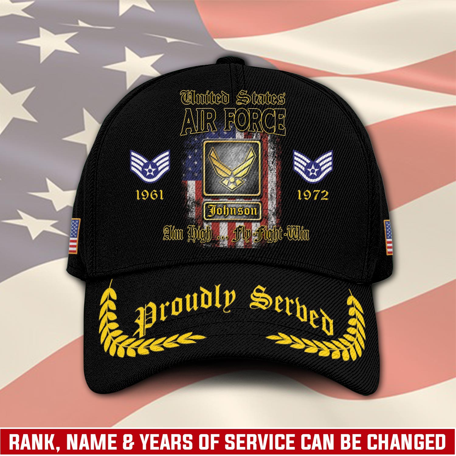 US Air Force, Remember - Honor - Respect - Classic Cap