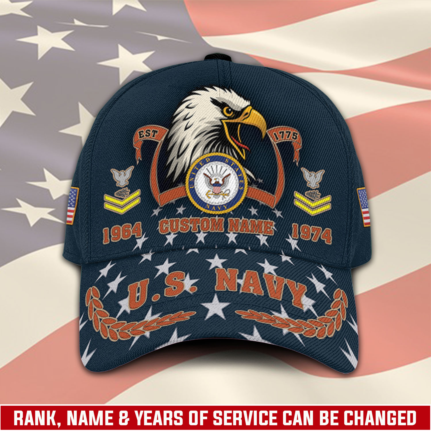 US Navy, Freedom Over Fear - Classic Cap