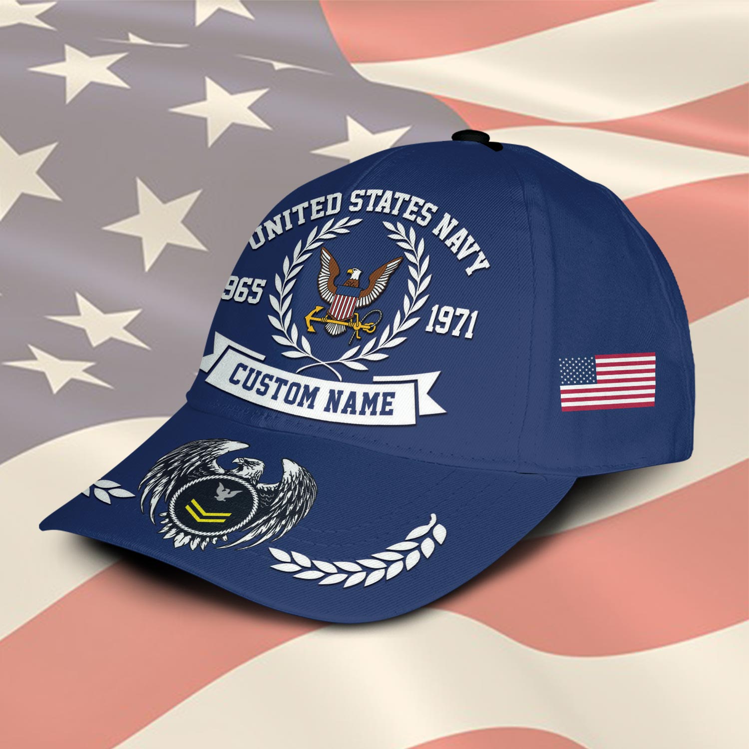 US Navy, E 6 Gold - Classic Cap - Image 2