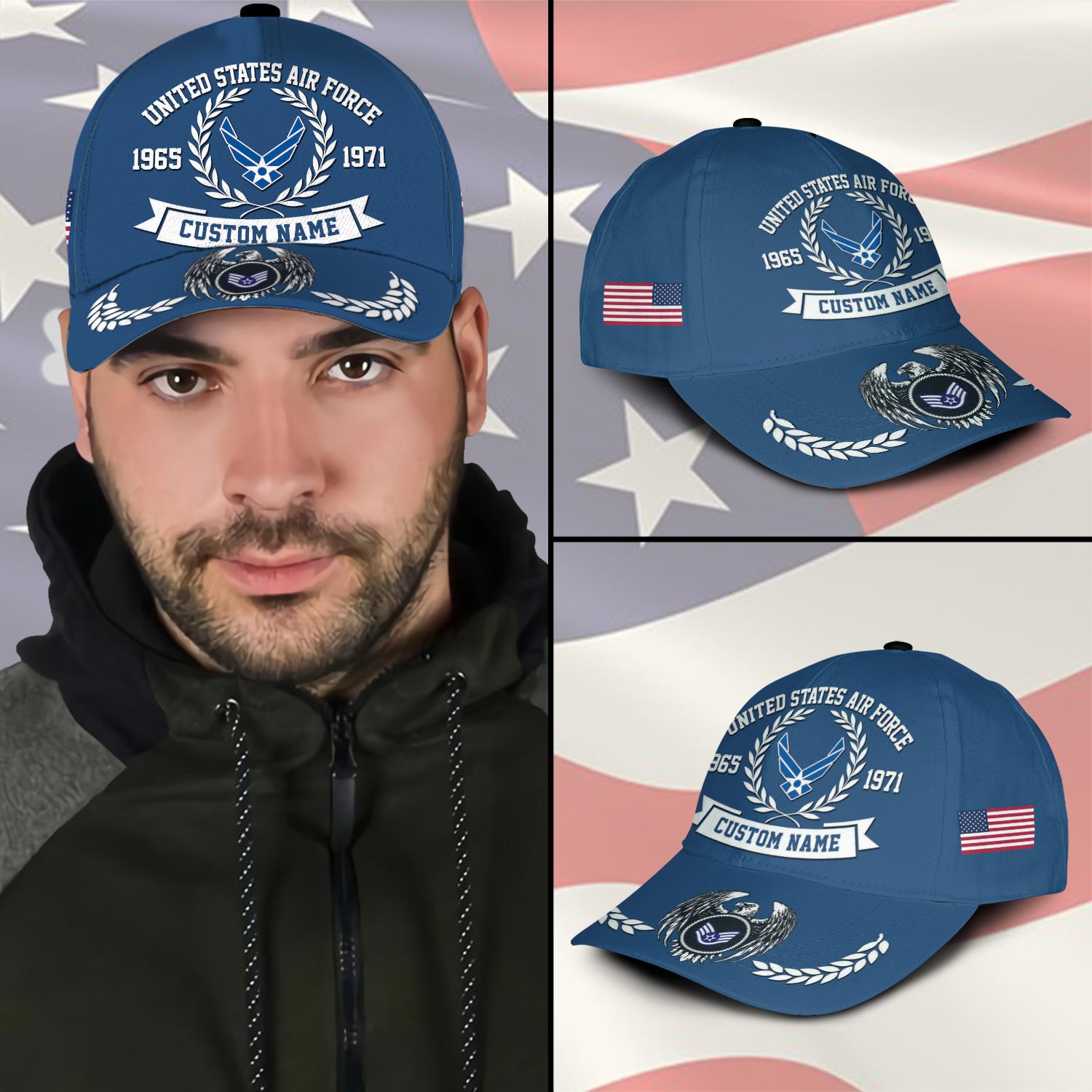 US Air Force, Honor, Duty, Service - Classic Cap - Image 3