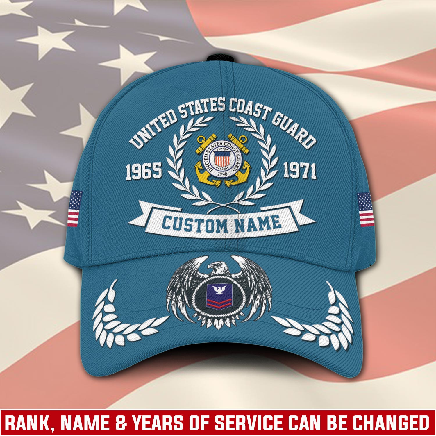US Coast Guard, Remember - Honor - Respect - Classic Cap