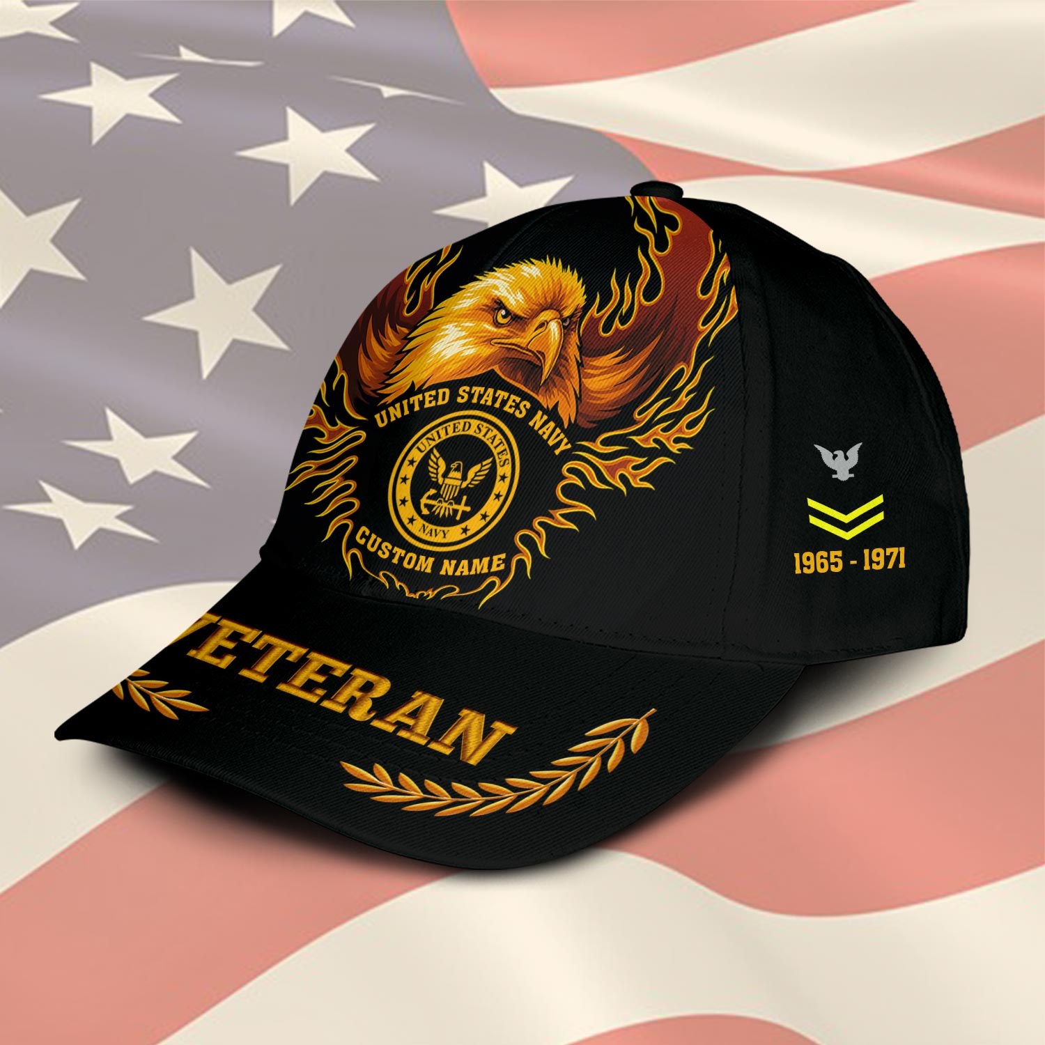 US Navy, Always Courageous - Classic Cap - Image 2