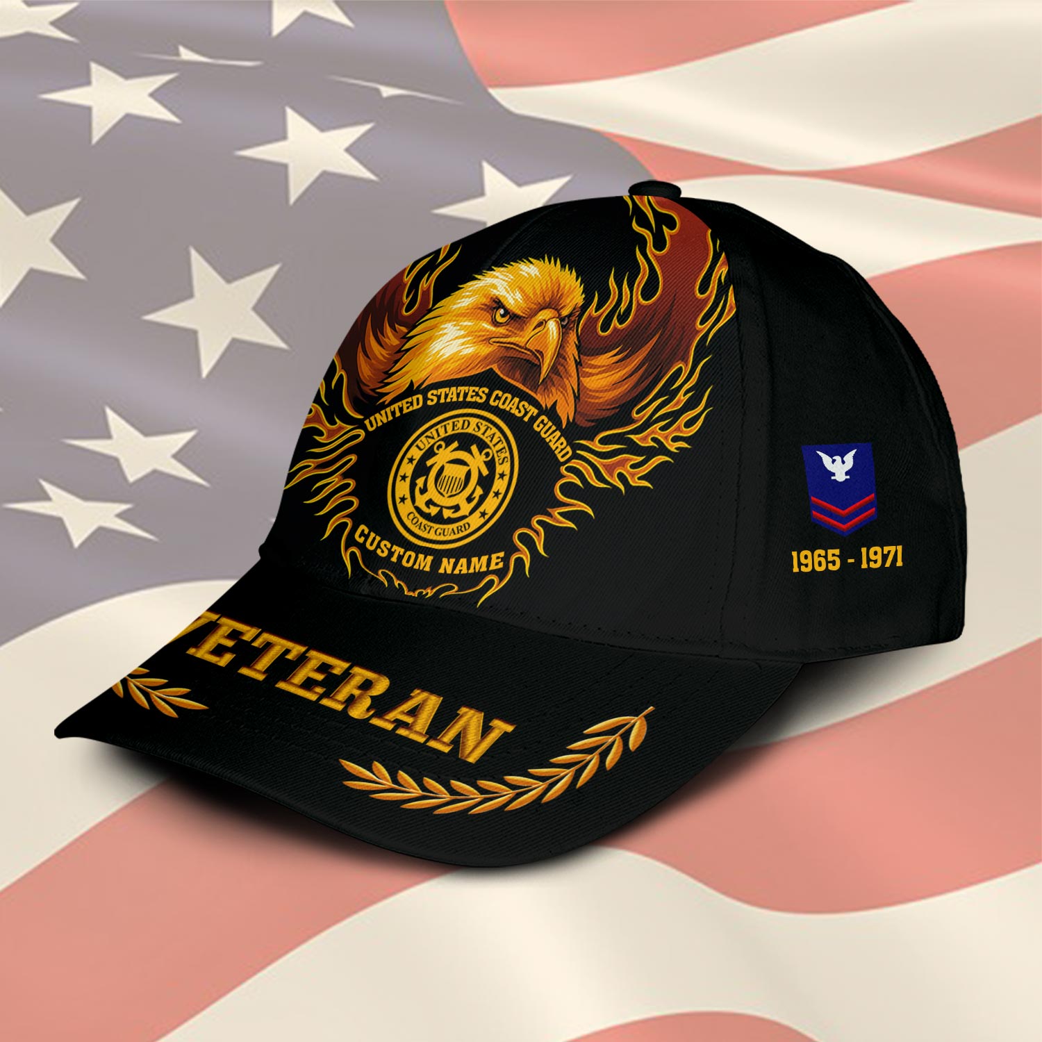 US Coast Guard, Served With Pride - Classic Cap - Image 2