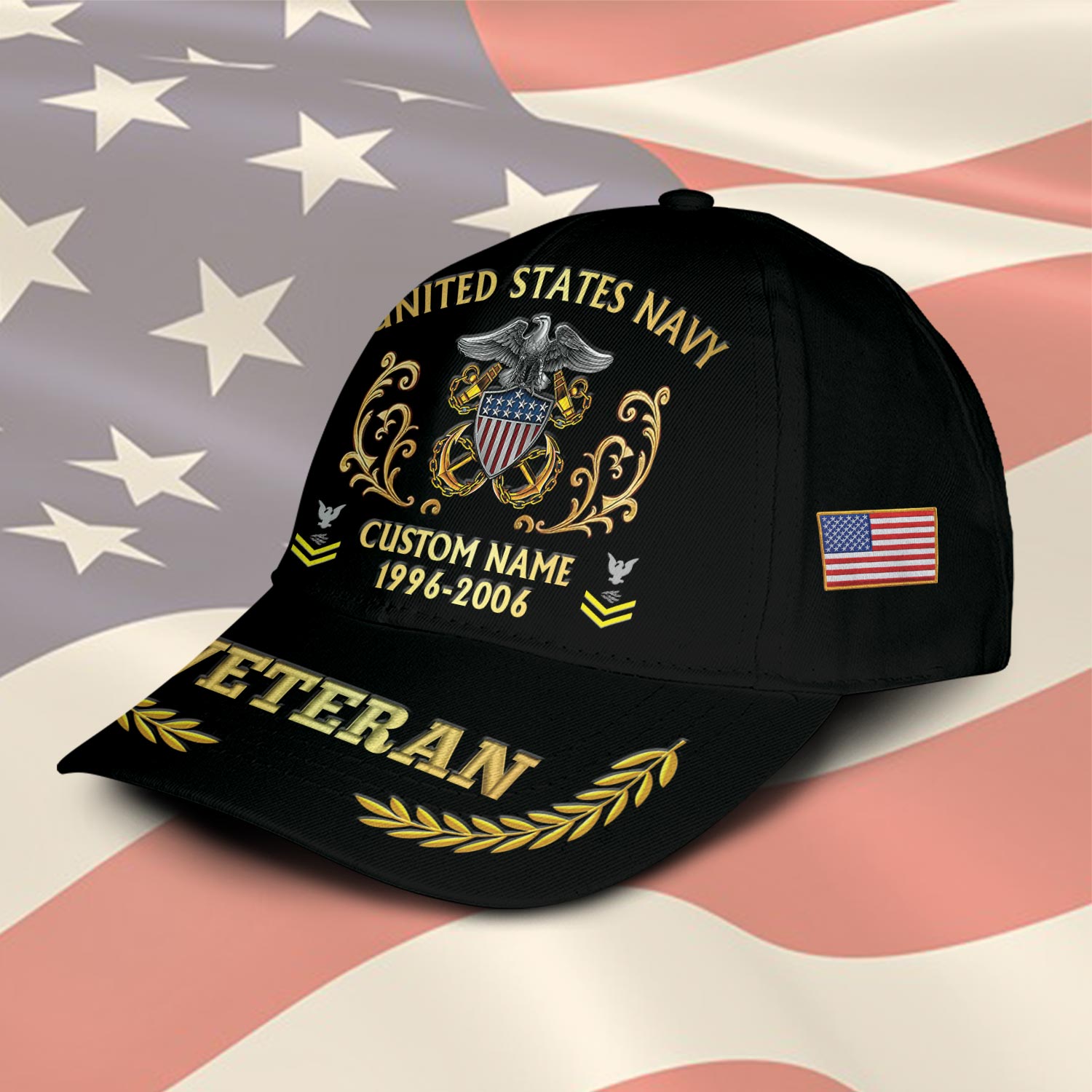 US Navy, Freedom Isn't Free - Classic Cap - Image 2