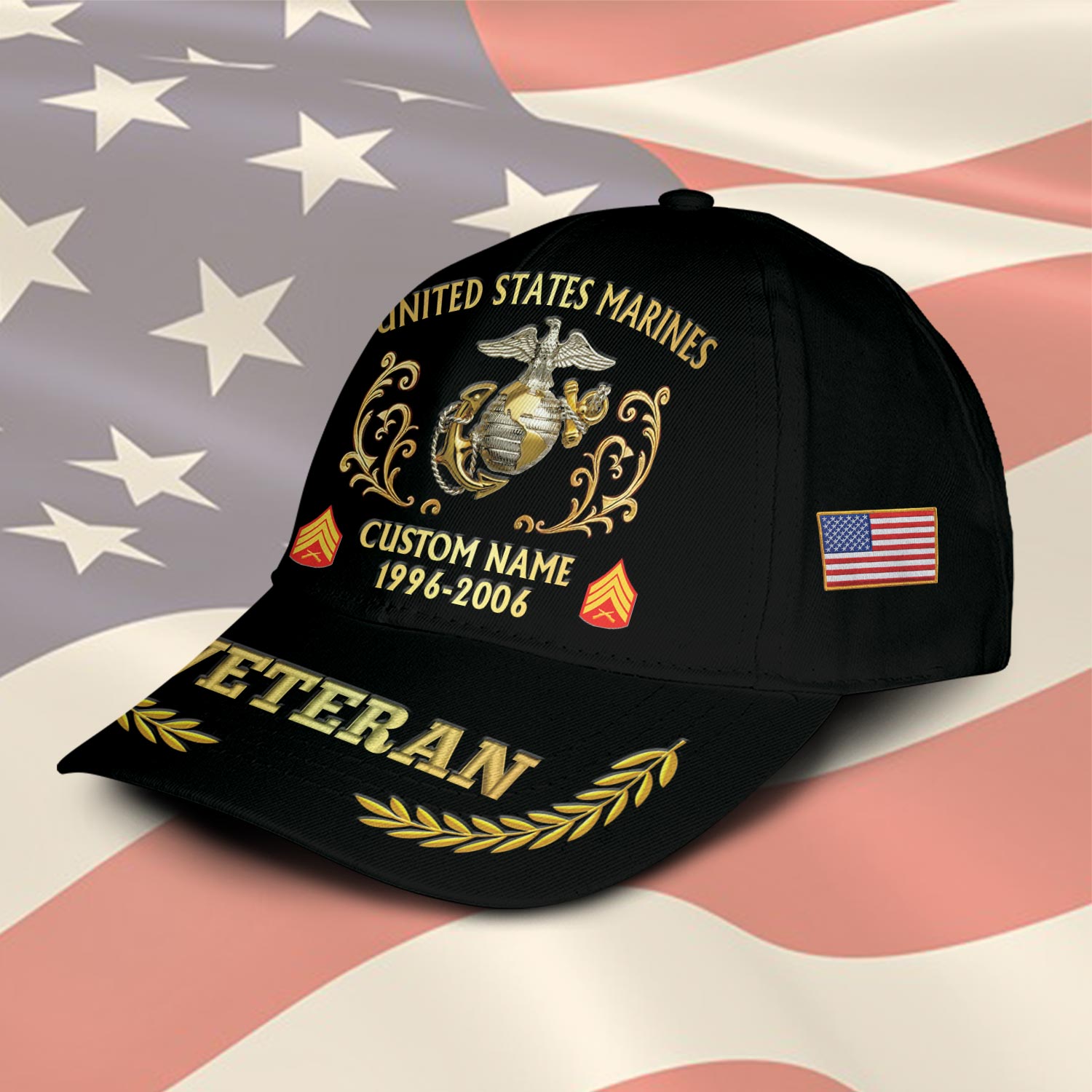 US Marine Corps, O 2 Marines First Lieutenant - Classic Cap - Image 2