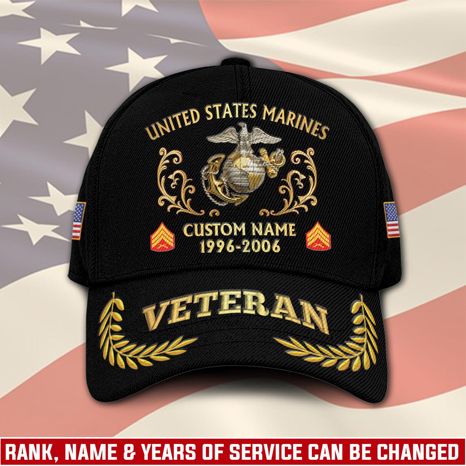 US Marine Corps, O 2 Marines First Lieutenant - Classic Cap