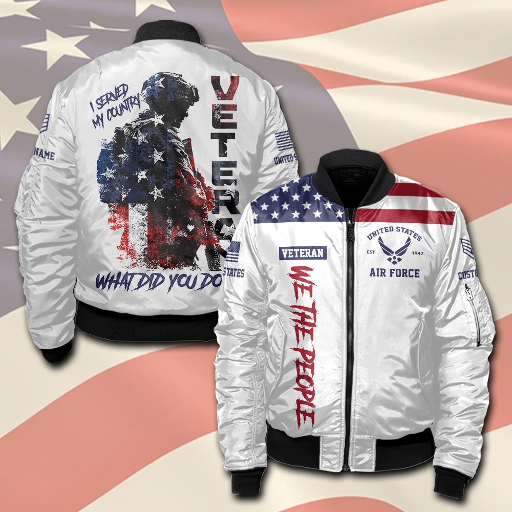 US Air Force , Honor The Fallen - Bomber Jacket
