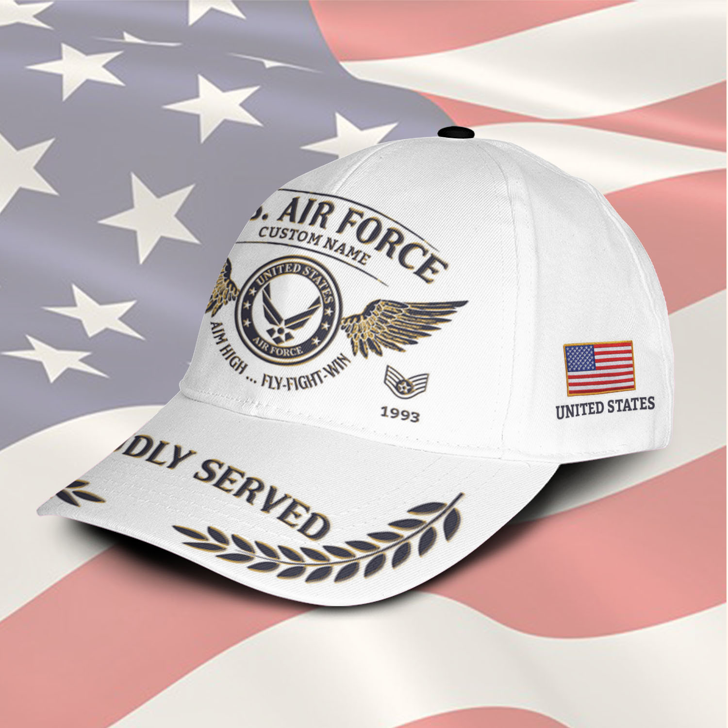 US Air Force, Service Before Self - Classic Cap - Image 2