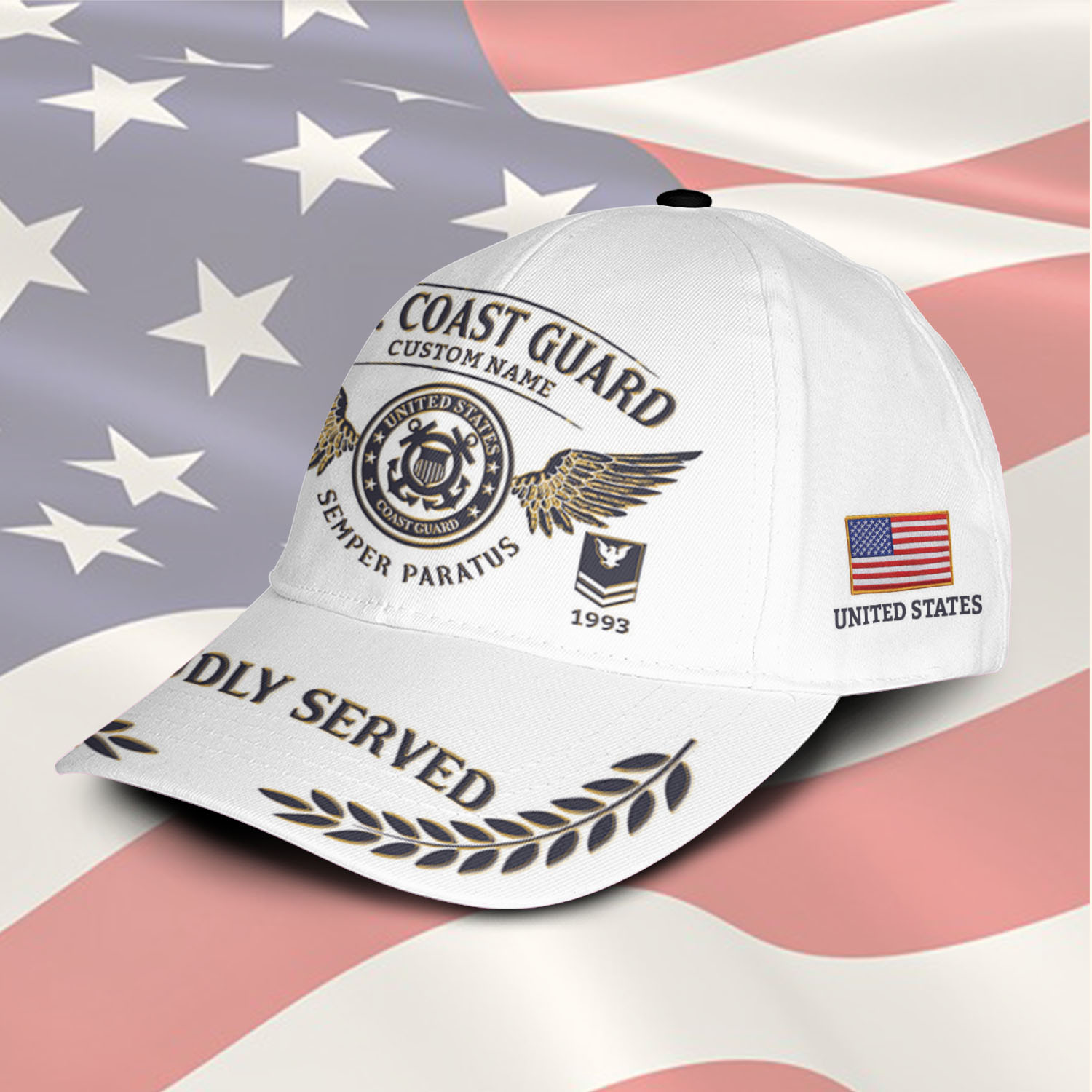 US Coast Guard, E 2 Blue - Classic Cap - Image 2