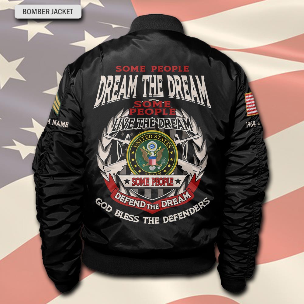 US Army, E 8 Army Master Sergeant - Bomber Jacket - Image 3