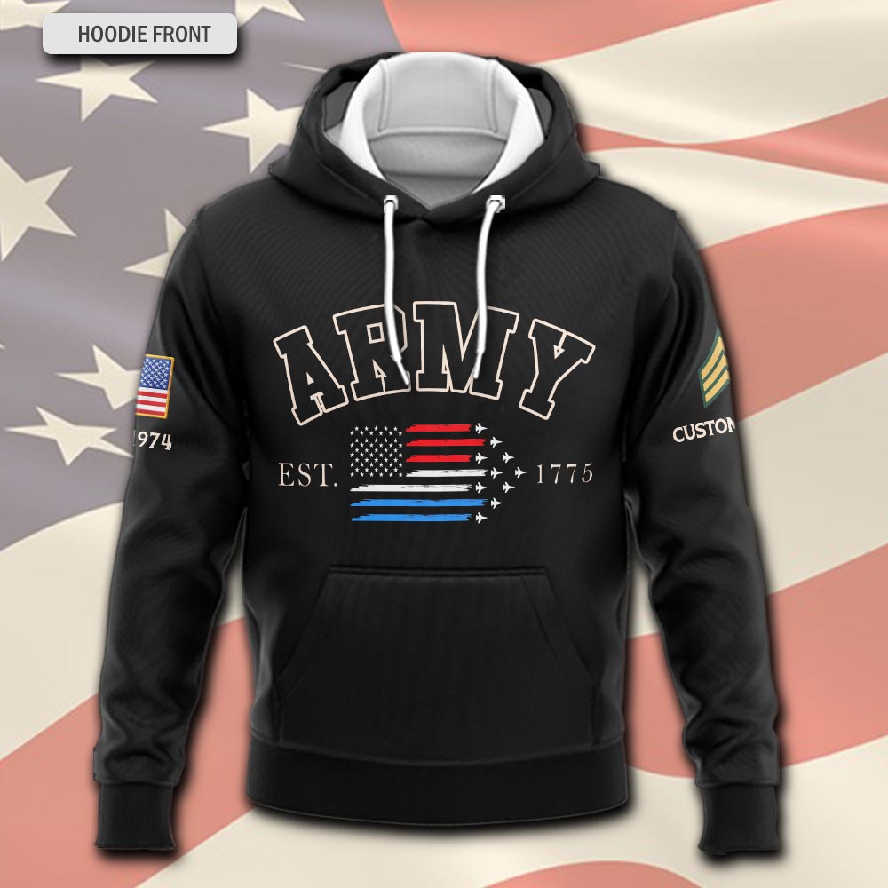 US Army, No One Gets Left Behind - Hoodie - Image 2