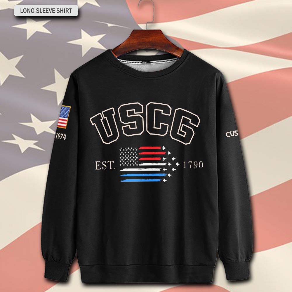 US Coast Guard, Freedom Isn't Free - Sweatshirt - Image 2