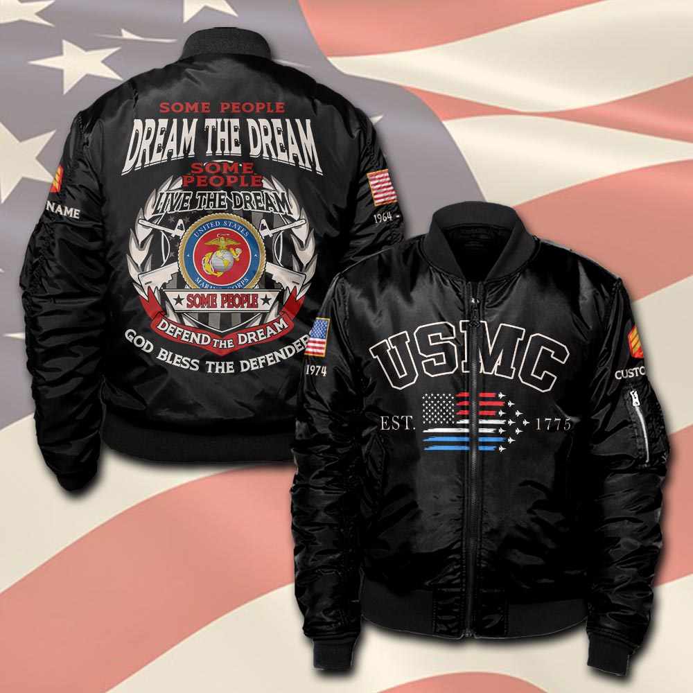 US Marine Corps, W 4 Marines Chief Warrant Officer 4 - Bomber Jacket