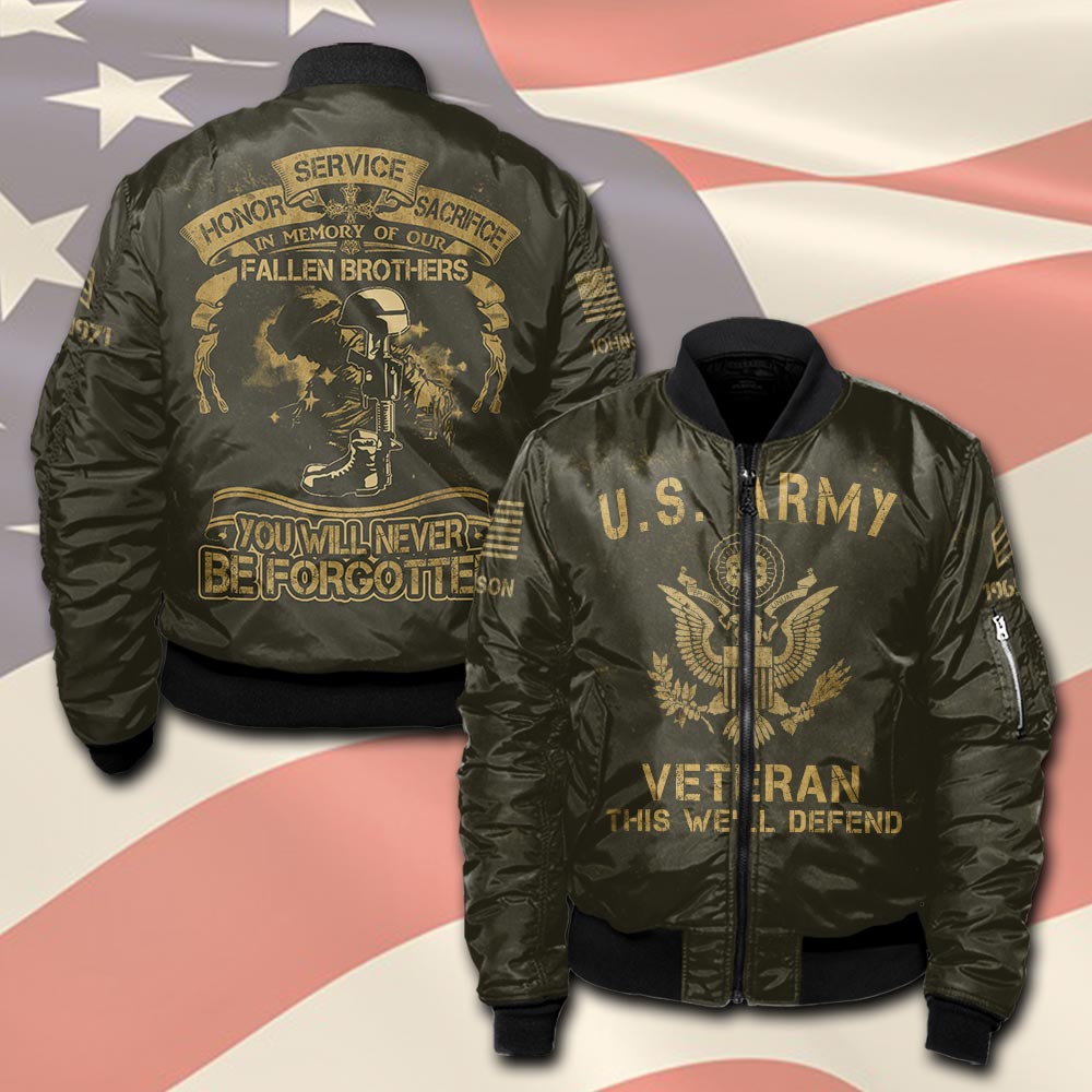 US Army, E 6 Army Specialist - Bomber Jacket