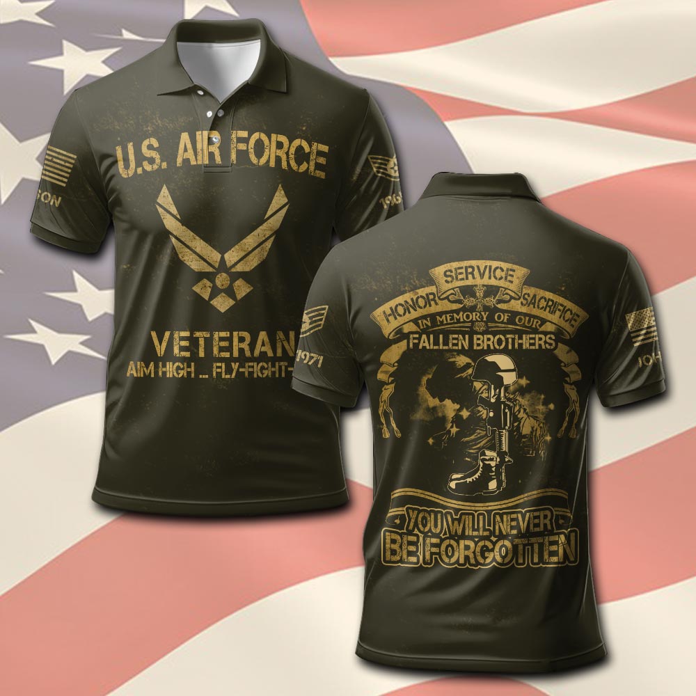 US Air Force , O 3 Air Force Captain - Polo Shirt