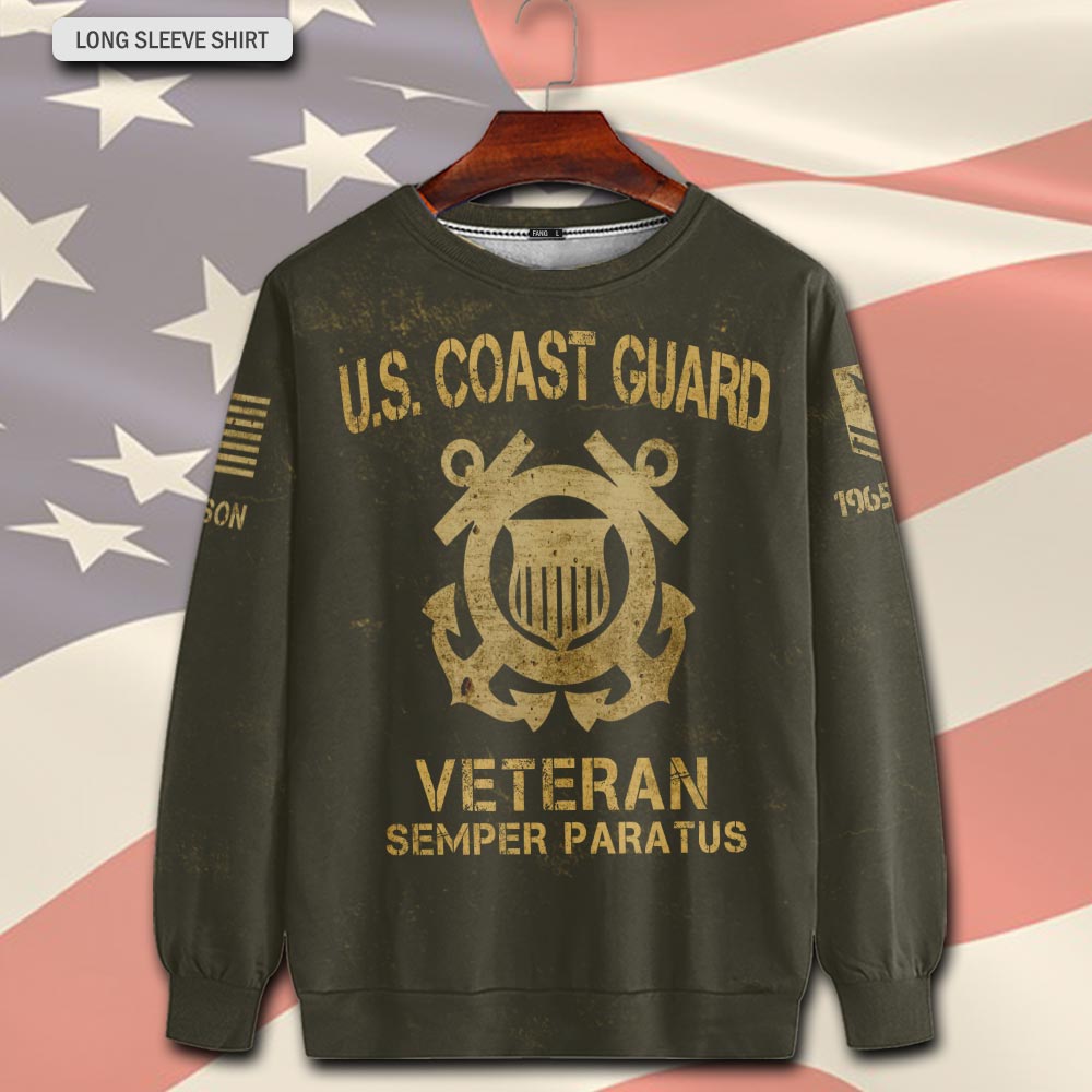 US Coast Guard, E 7 Gold - Sweatshirt - Image 2