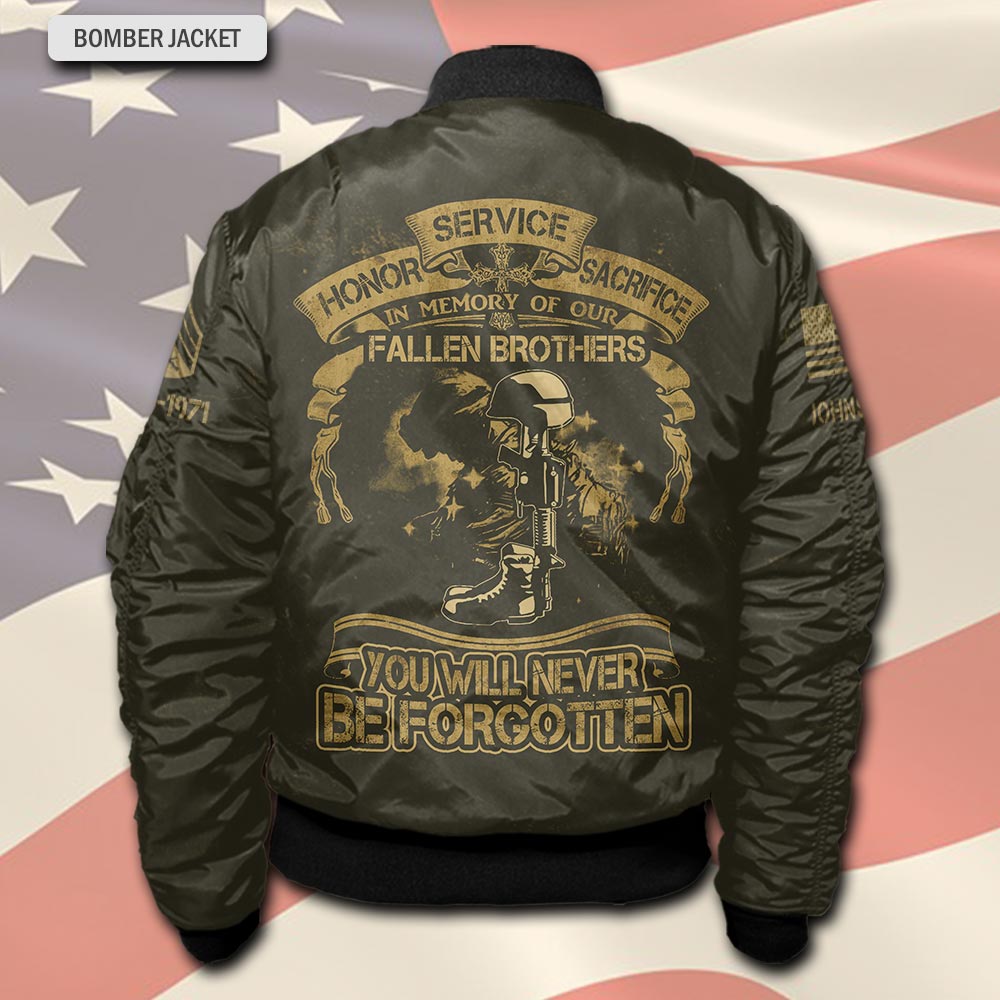 US Marine Corps, First to Fight - Bomber Jacket - Image 3