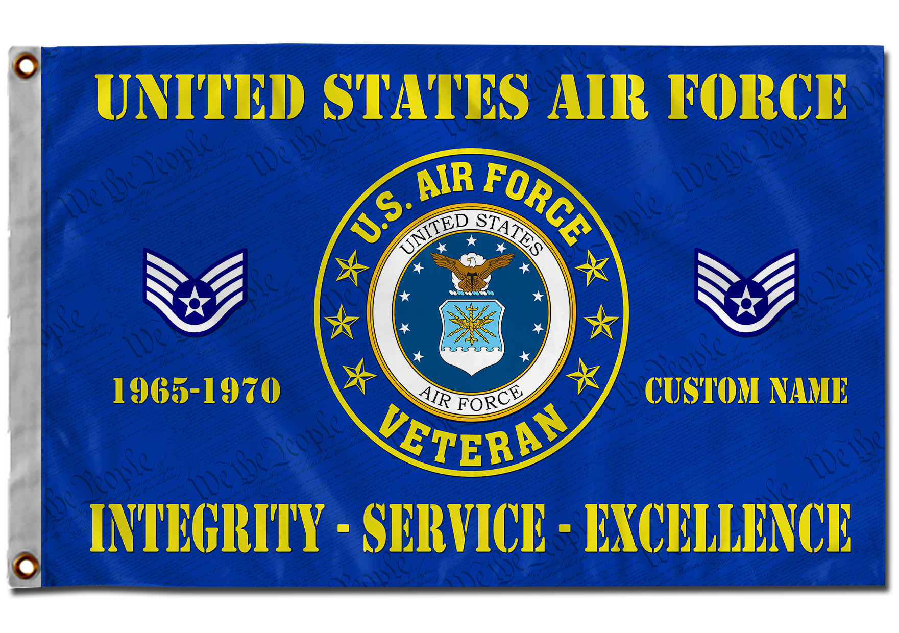 US Air Force , Honor, Duty, Service - Flying Flag 5×8 Feet(152×244 Cm) - Image 3